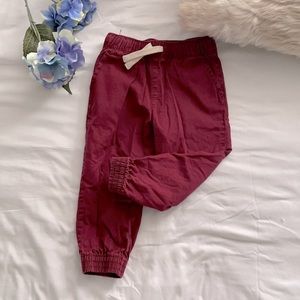 Boy Joggers - Burgundy 2T